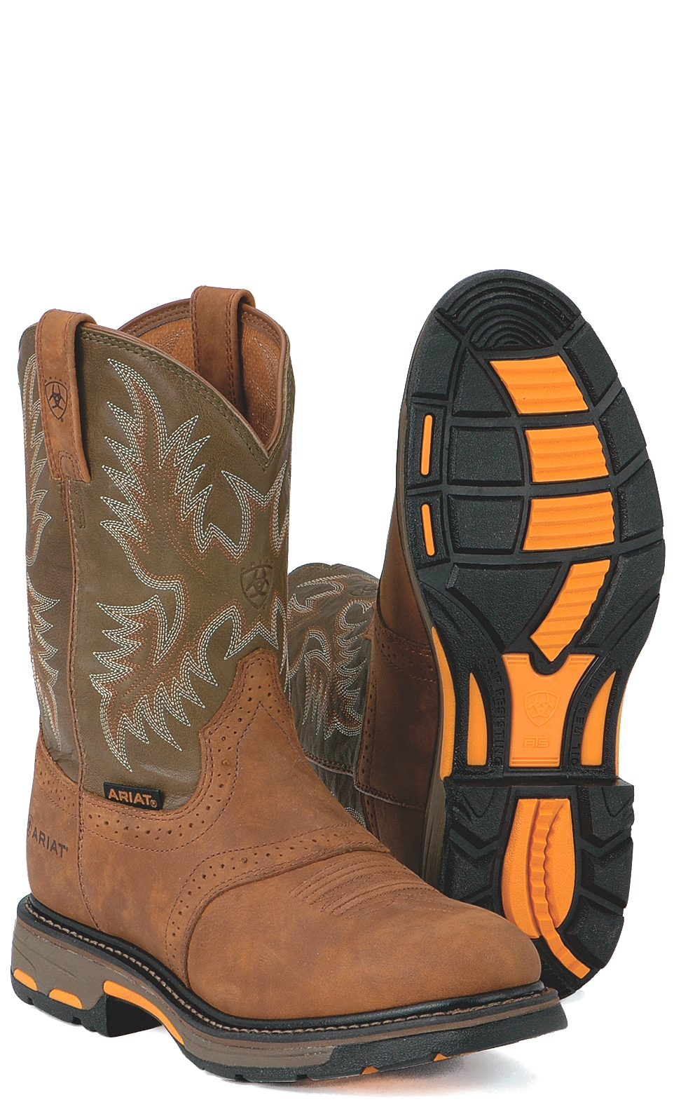 Ariat boots men's work best sale