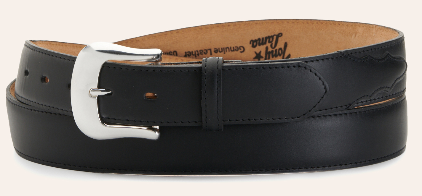 Tony Lama Men - Maverick Western Belt (Black) C42743