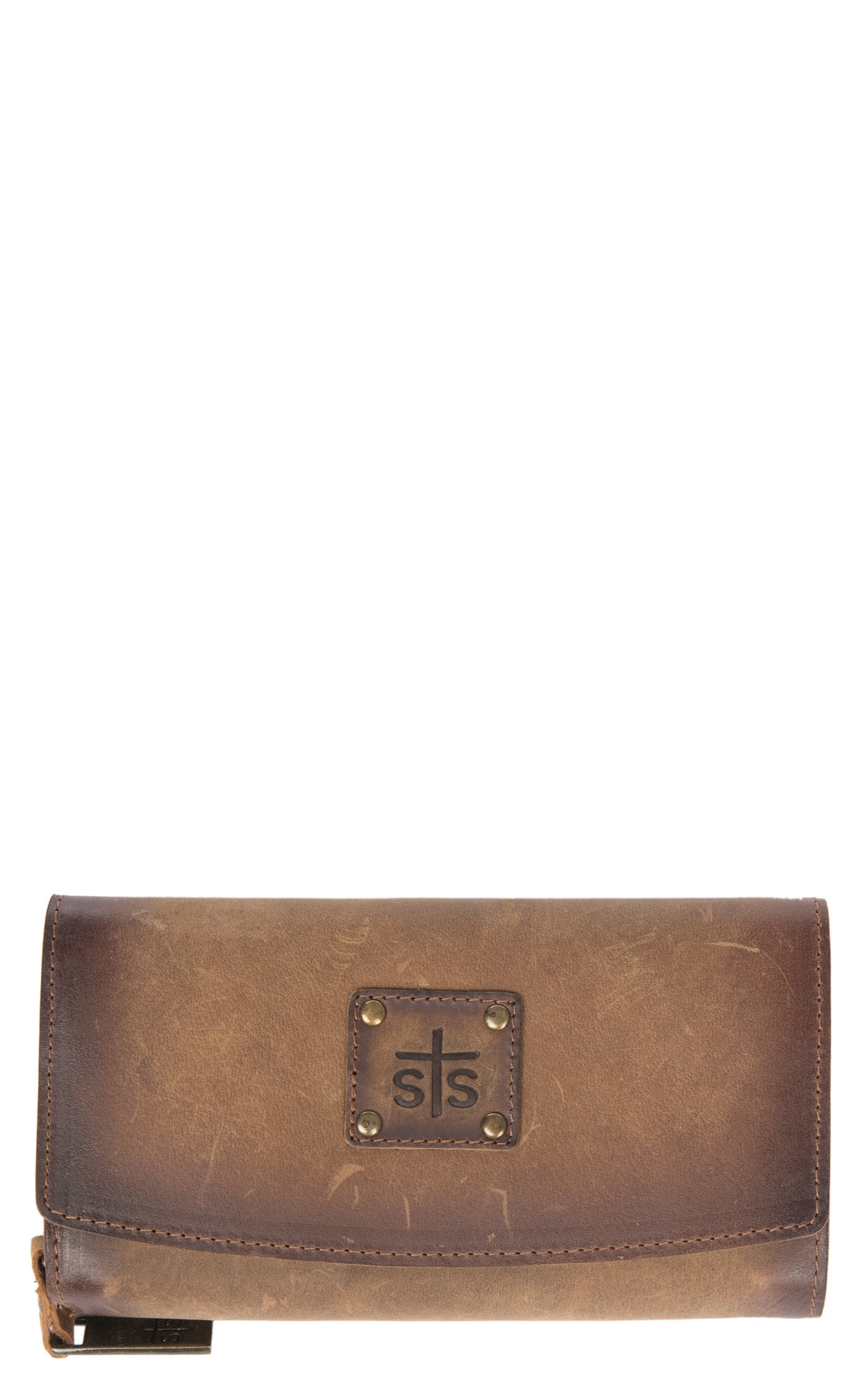 Cheapest STS Ranchwear Women's The Baroness Tri-fold Wallet, Brown