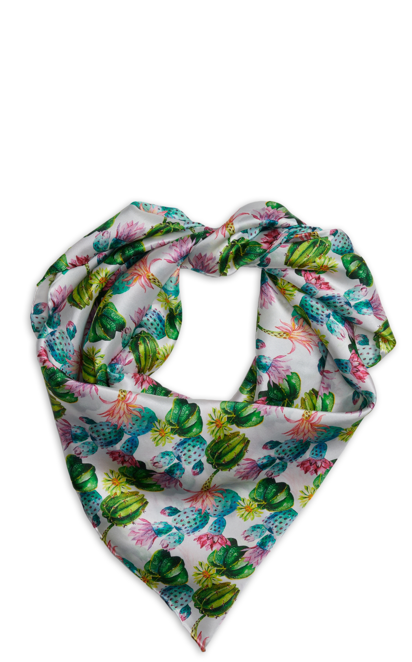 M&F White Blooming Cactus Wild Rags Scarf | Cavender's