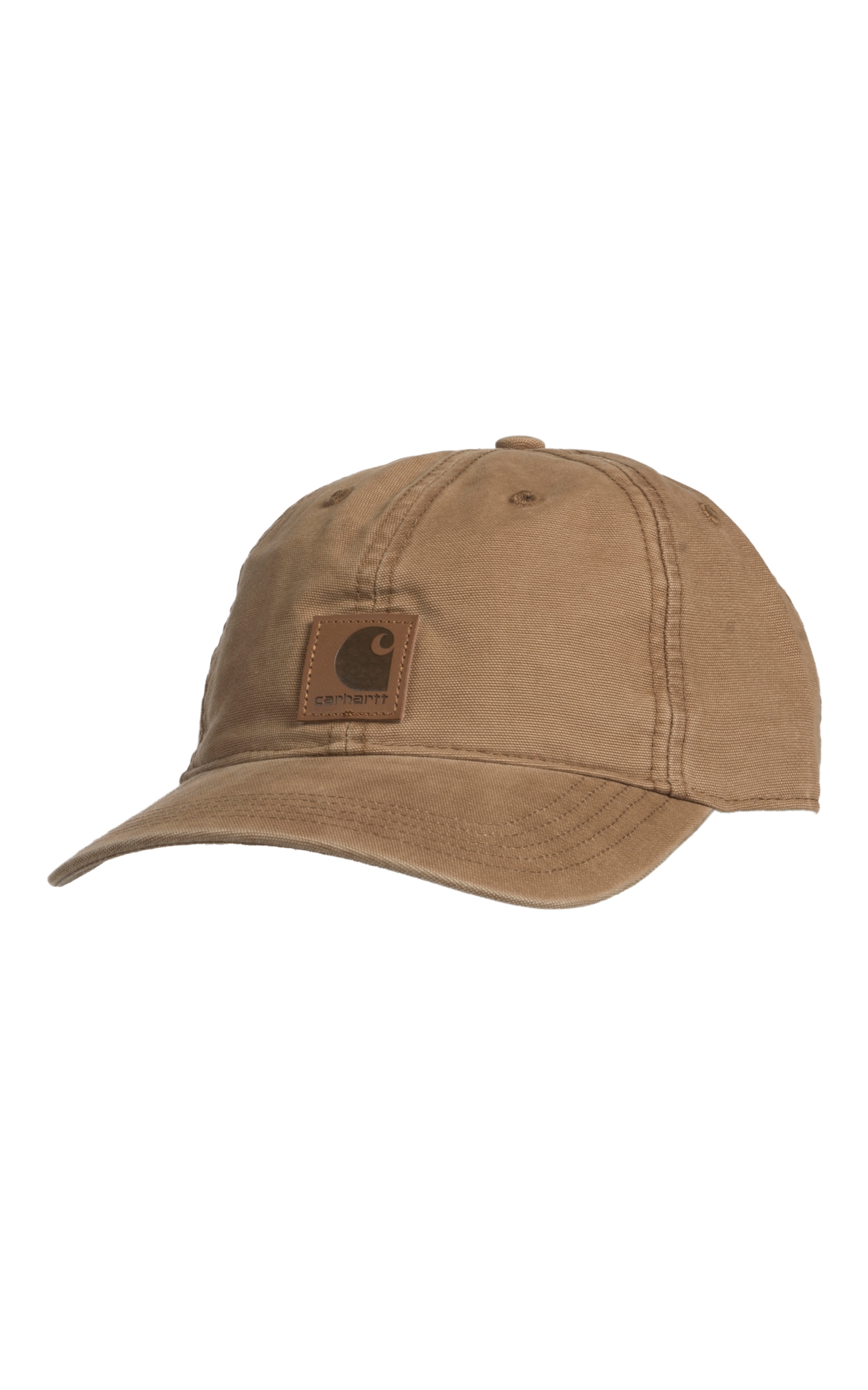 Carhartt Brown Odessa Canvas with Logo Patch Cap