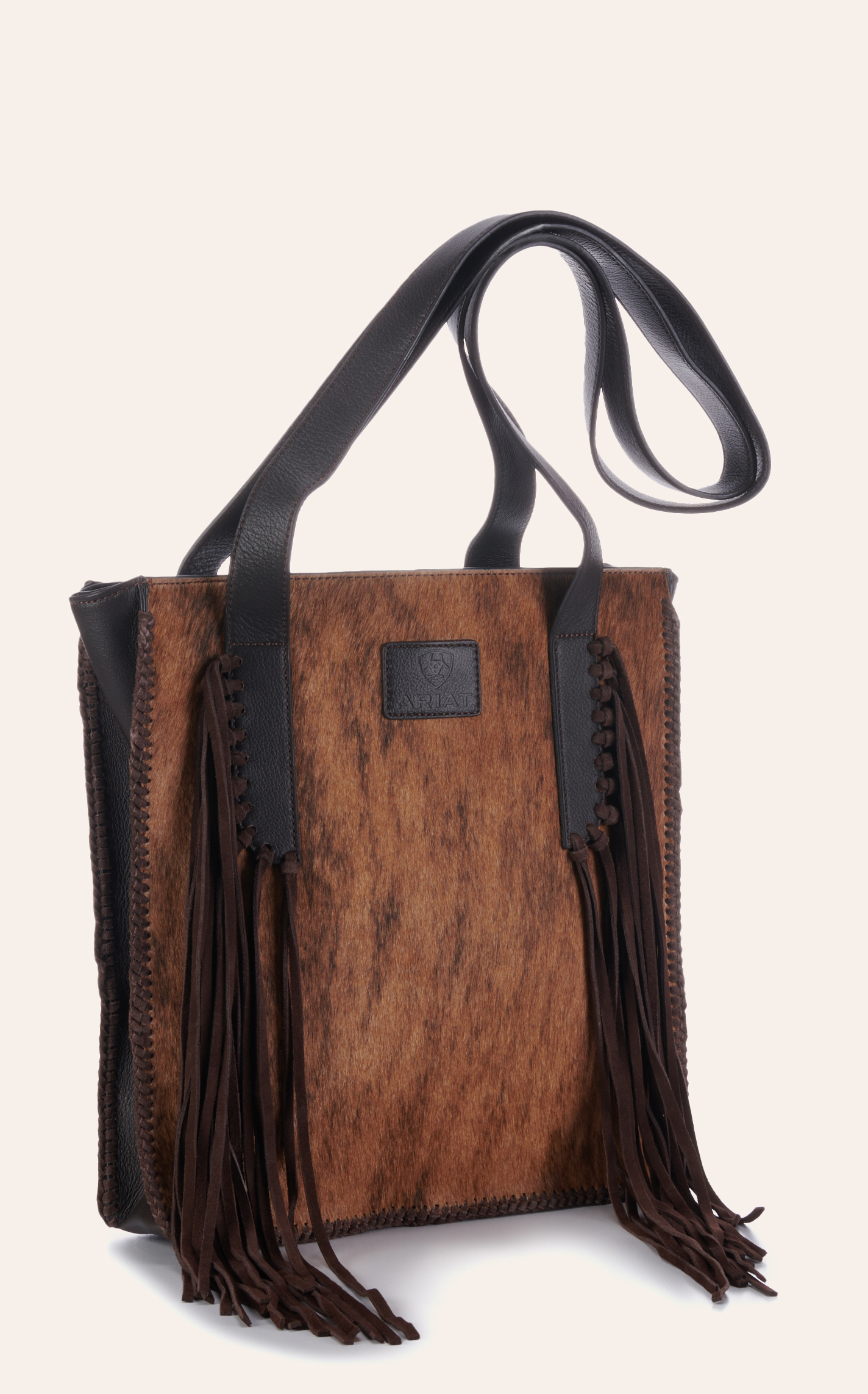 Ariat Scarlett Calf Hair Shoulder Tote