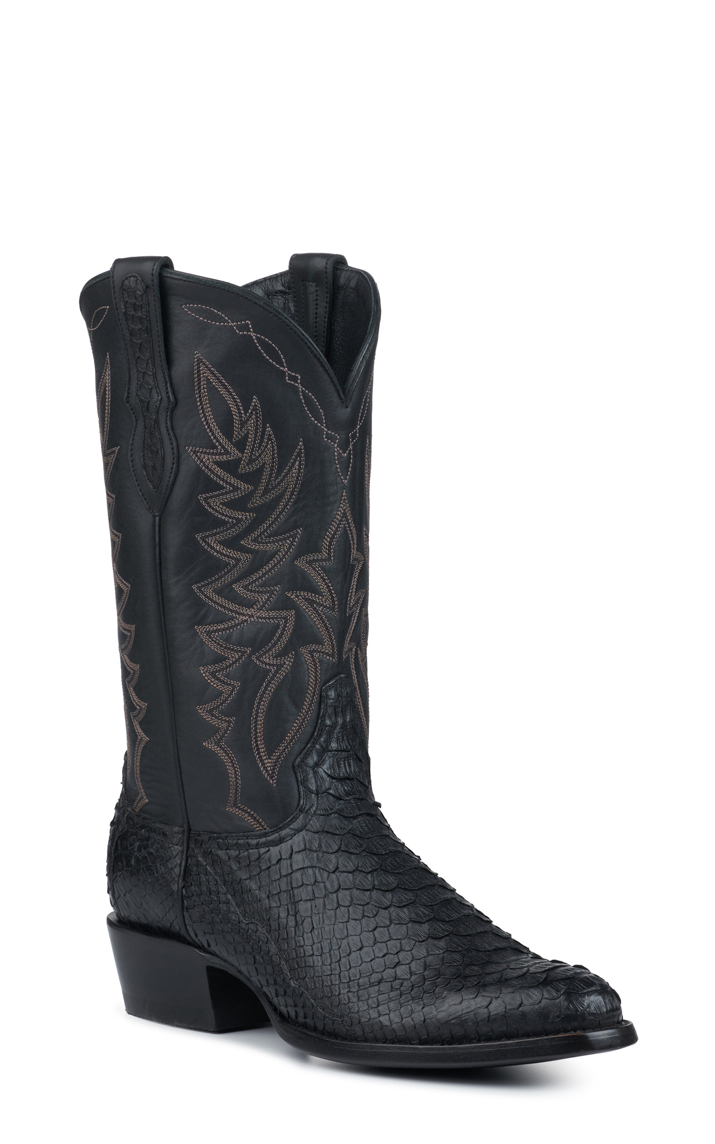 Cavender s Men s Python R Toe Cowboy Boots