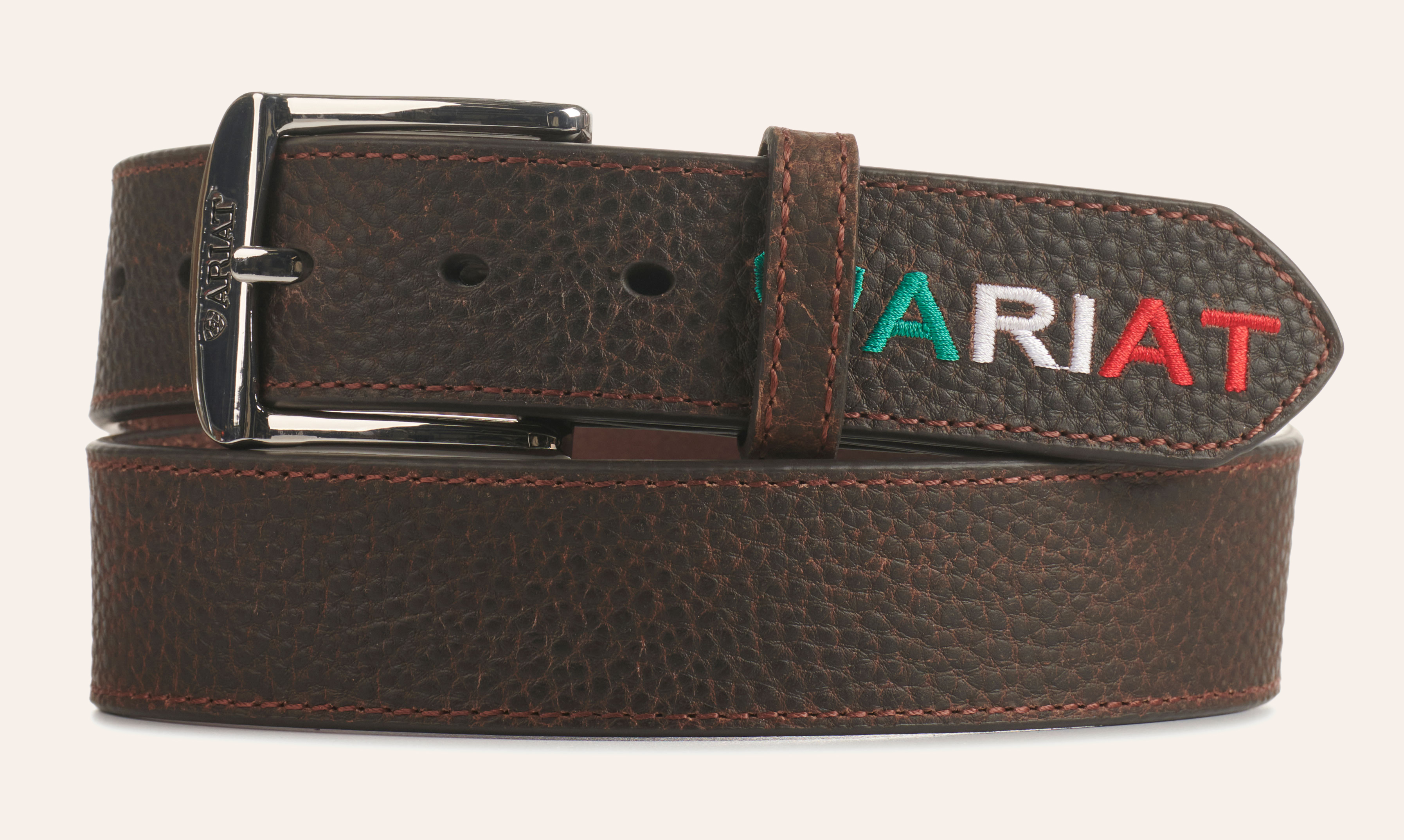 ARIAT Tooled Double Stitch Belt - Wiseman’s Western