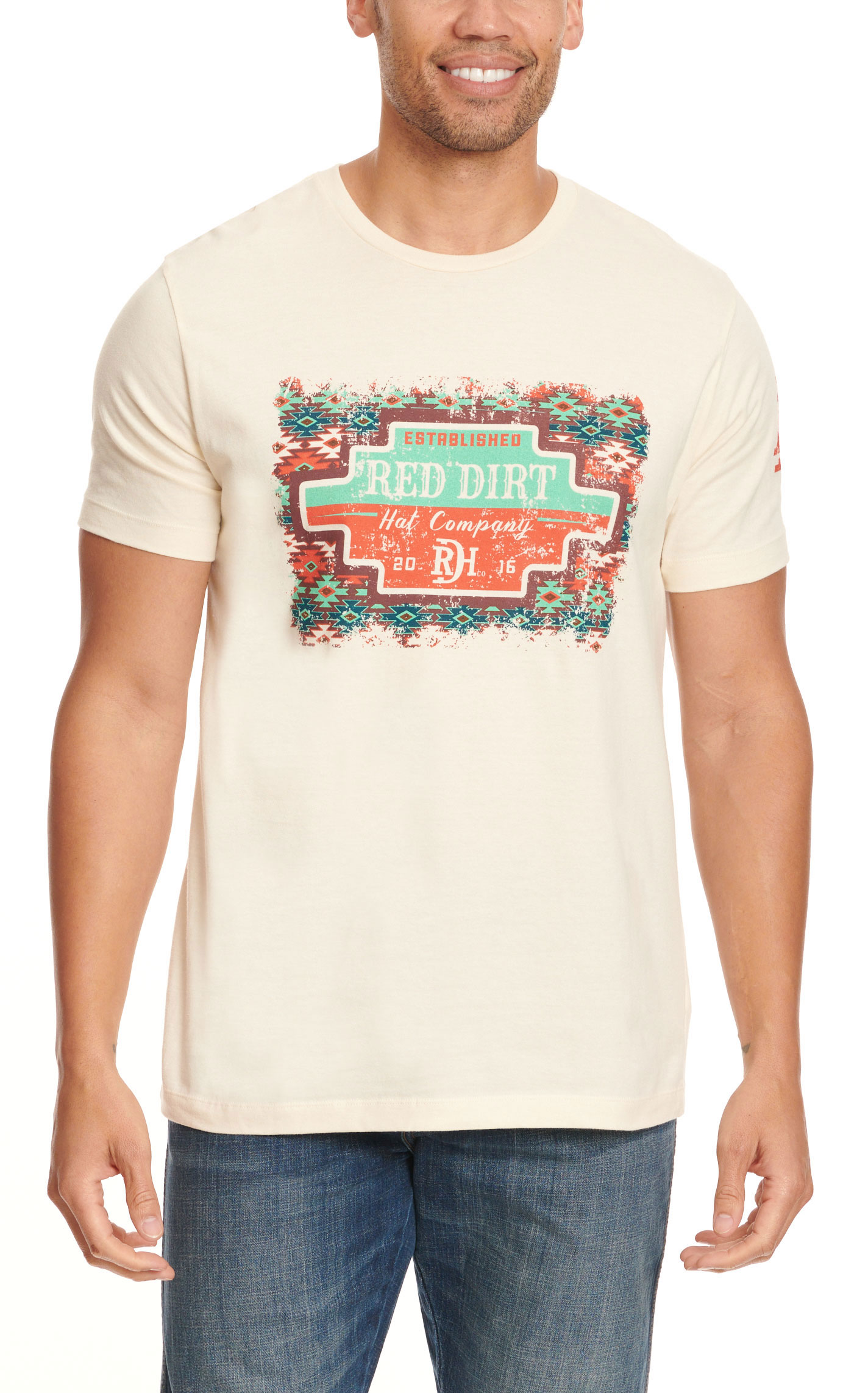 Red Dirt Men's Navy Mesa Logo T-Shirt main image 1