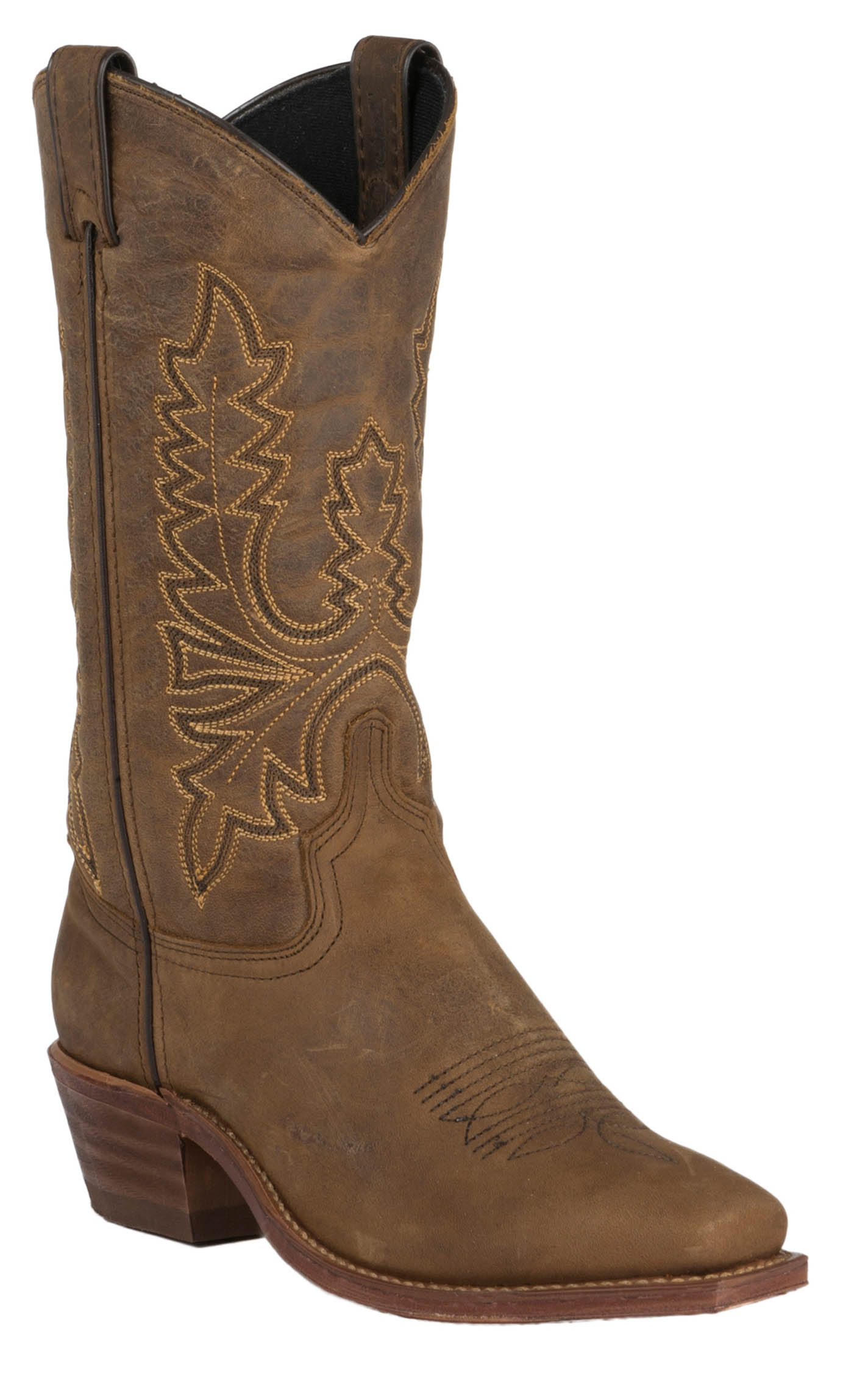 Abilene Women s Olive Brown Vintage Punchy Toe Cowboy Boots Cavender s