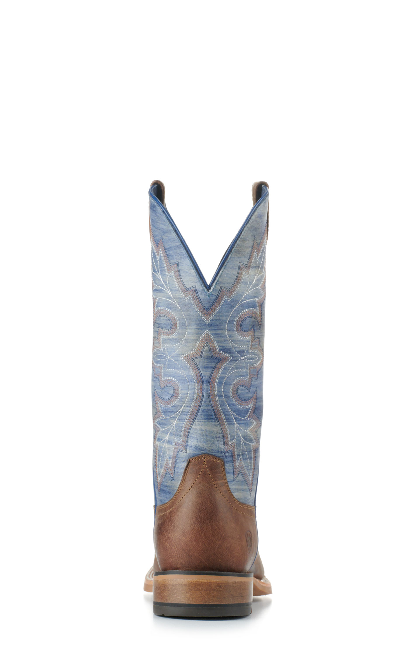 Ariat Men's Standout Brown and Cloud Blue Wide Square Toe