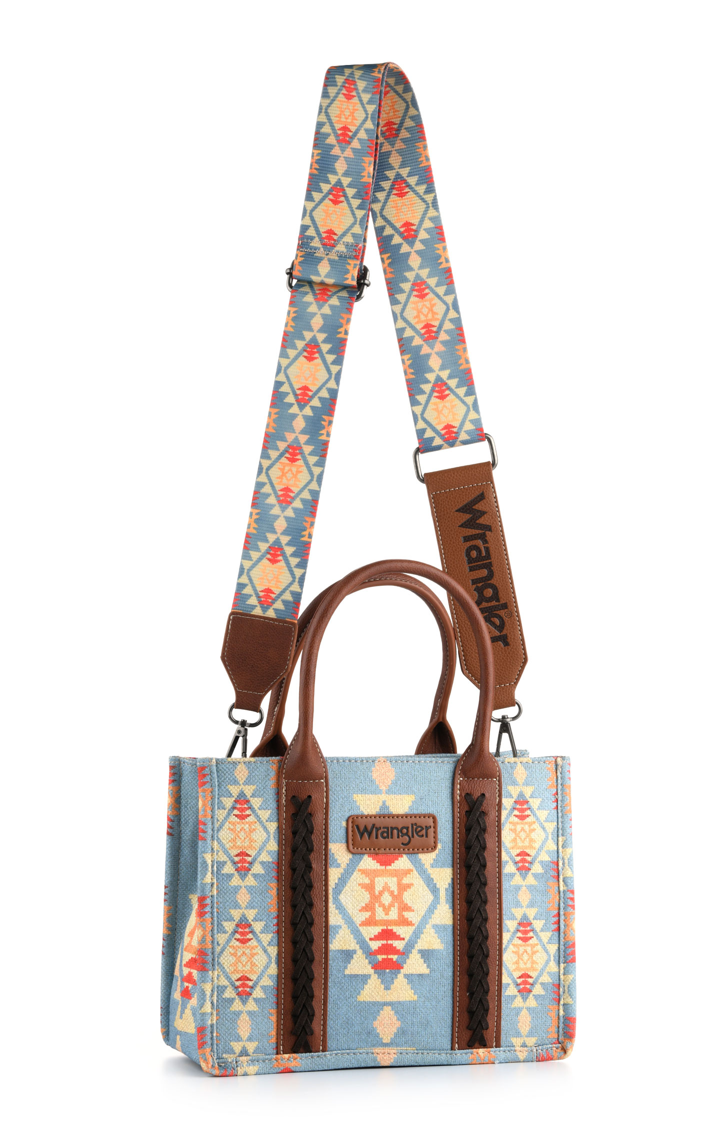 Wrangler Blue Skies Sunrise Aztec Small Tote Bag