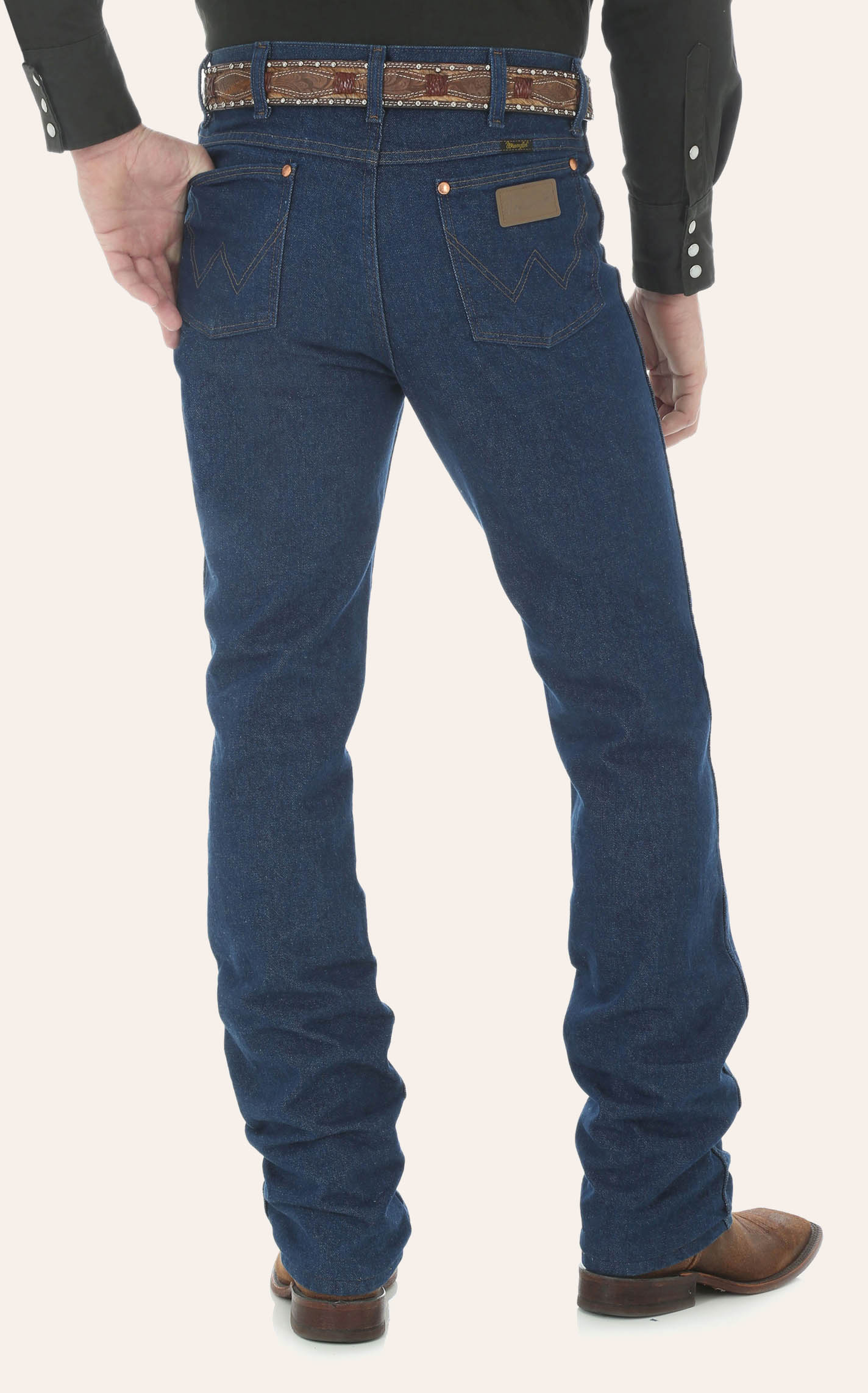 Jimmy Washed Cat Beard Straight Skinny Wide Leg Pants Jeans main image 0