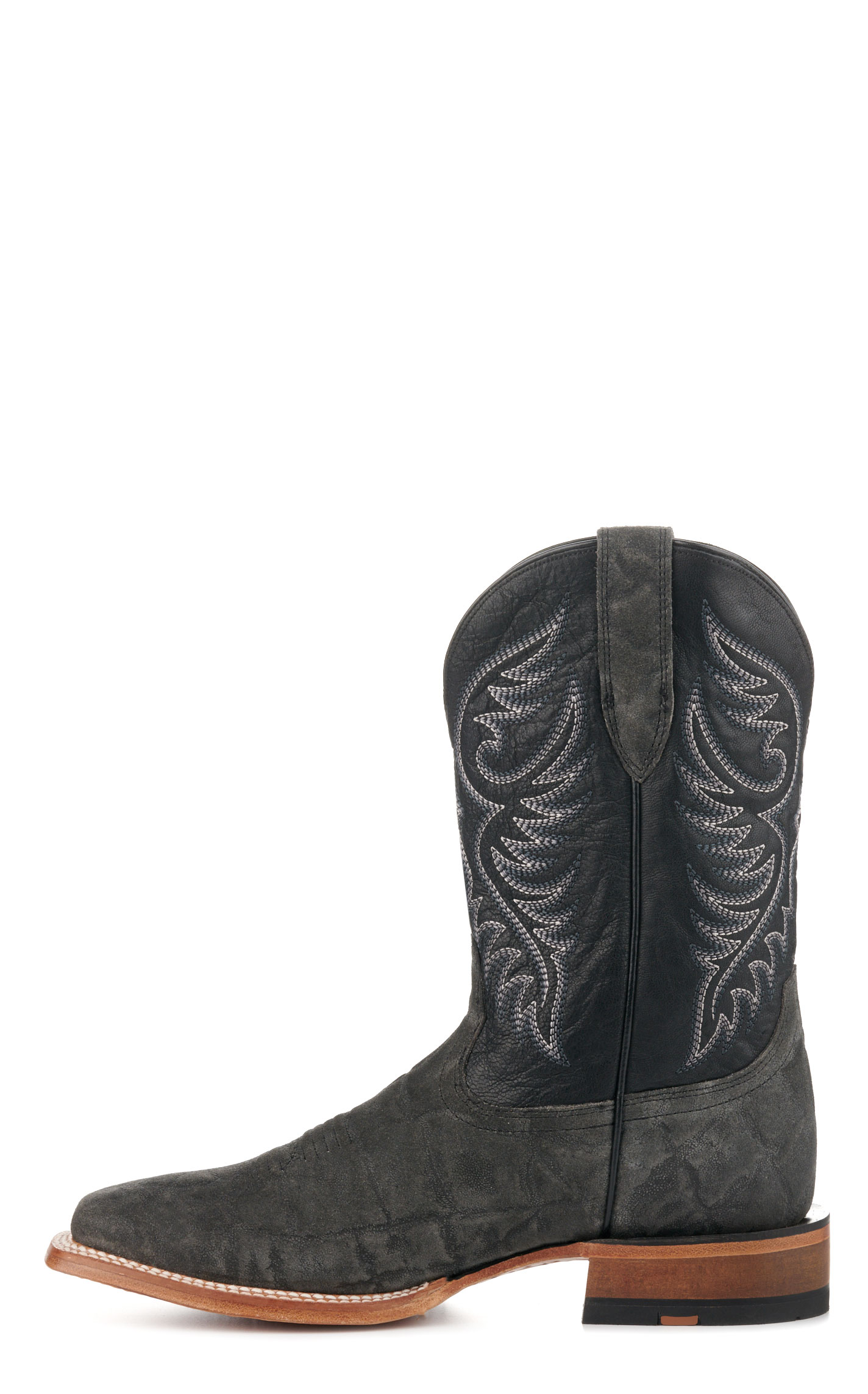 Ariat Men s Wiley Black Elephant Roughout and Black Cowboy Boots Cavender s