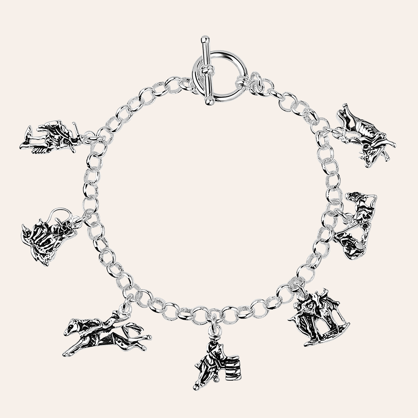Wild West Desert Charm Scarf Bracelet