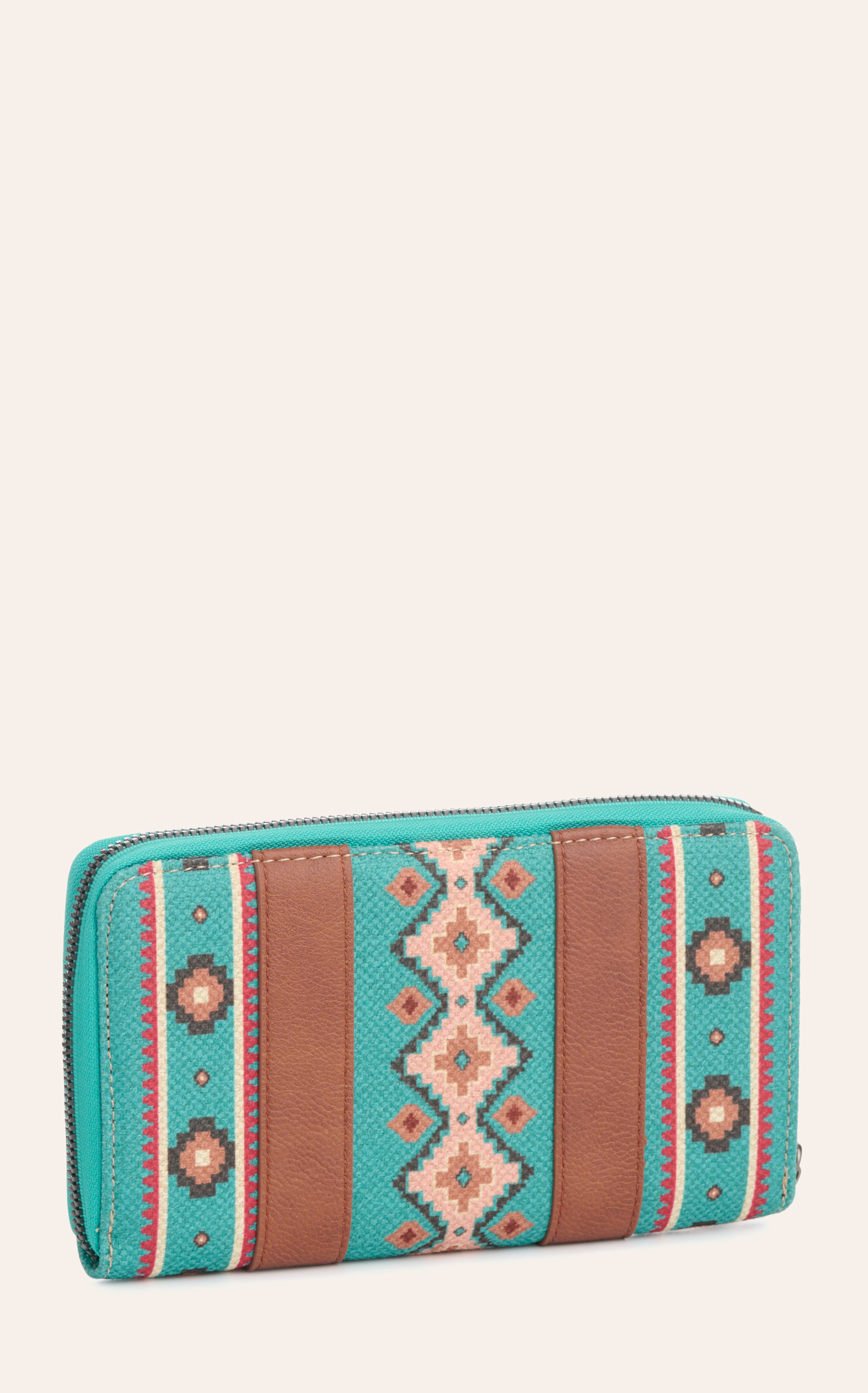 Wrangler Aztec Key Chain Wristlet Card Wallet - Jean (WG137-W0092JN)
