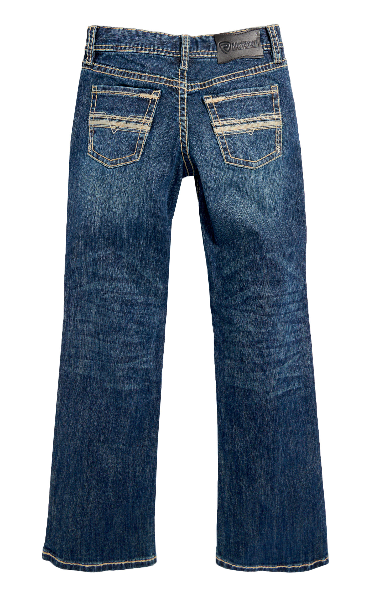 Rock & Roll Denim Boy's BB Gun Dark Wash Barbed Wire Boot Rock & Roll Denim Boy's BB Gun Dark Wash Barbed Wire Boot