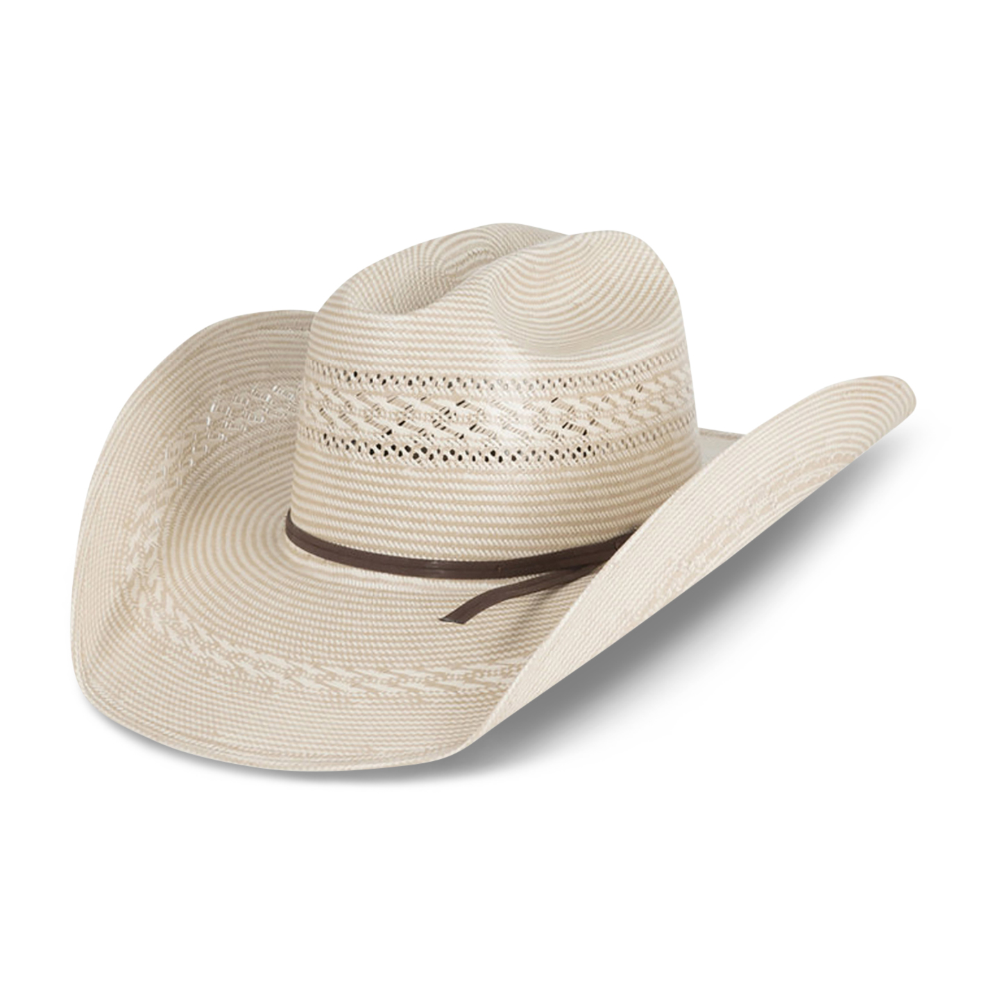American Hat Tuf Cooper Natural & Sand Two Tone Vent Straw American Hat Tuf Cooper Natural & Sand Two Tone Vent Straw