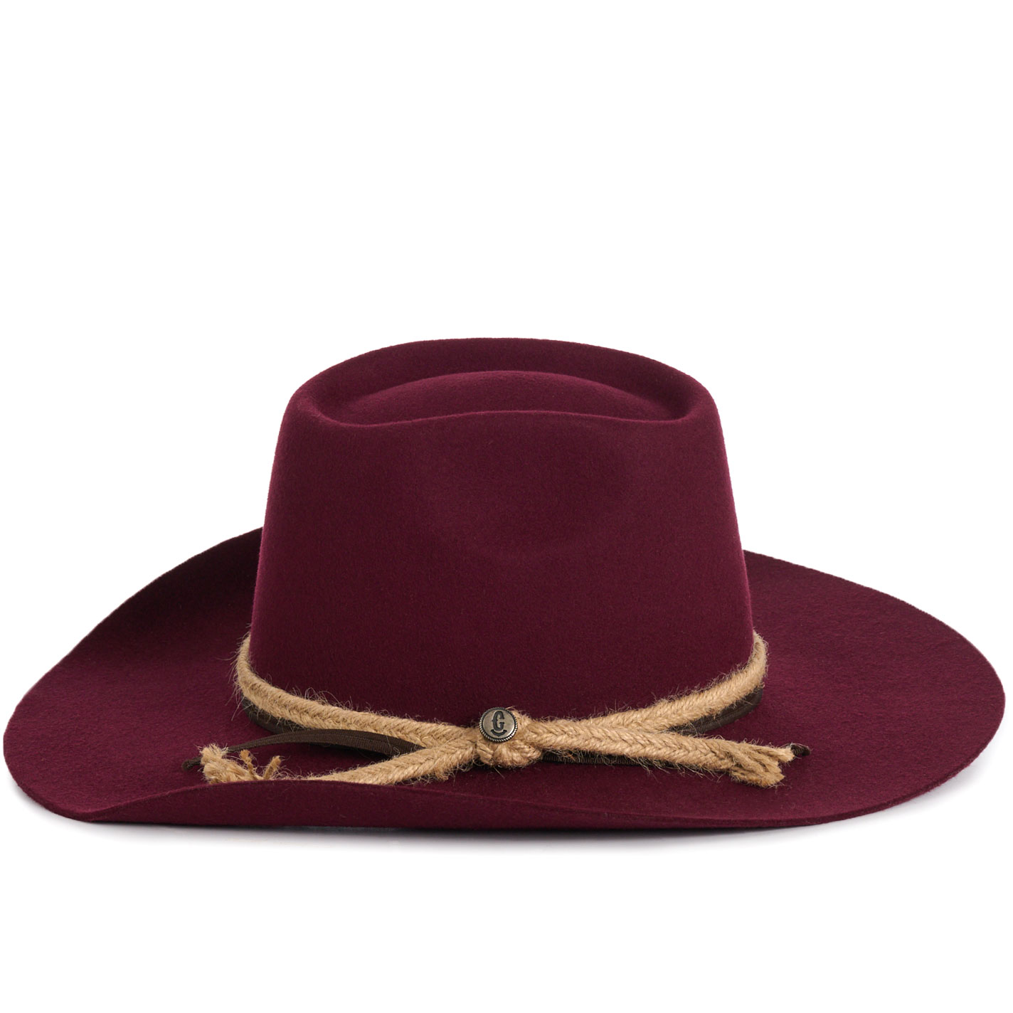 Rockin C Women's Rowdy Wine Wool Cowboy Hat