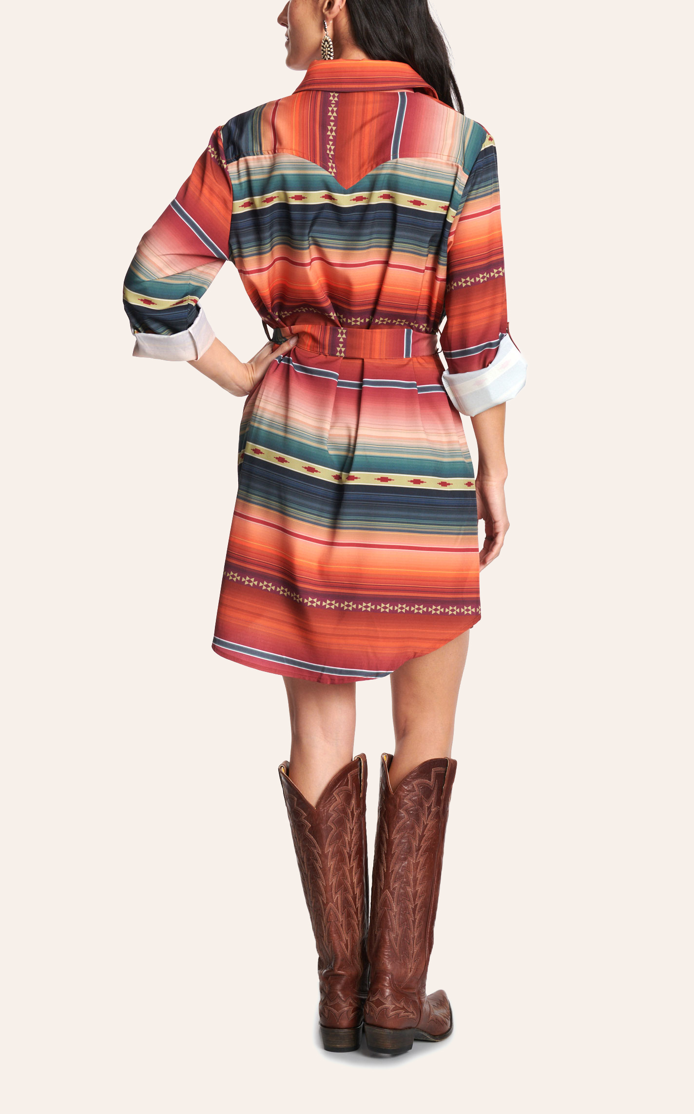 Aztec Spirit Denim Dress