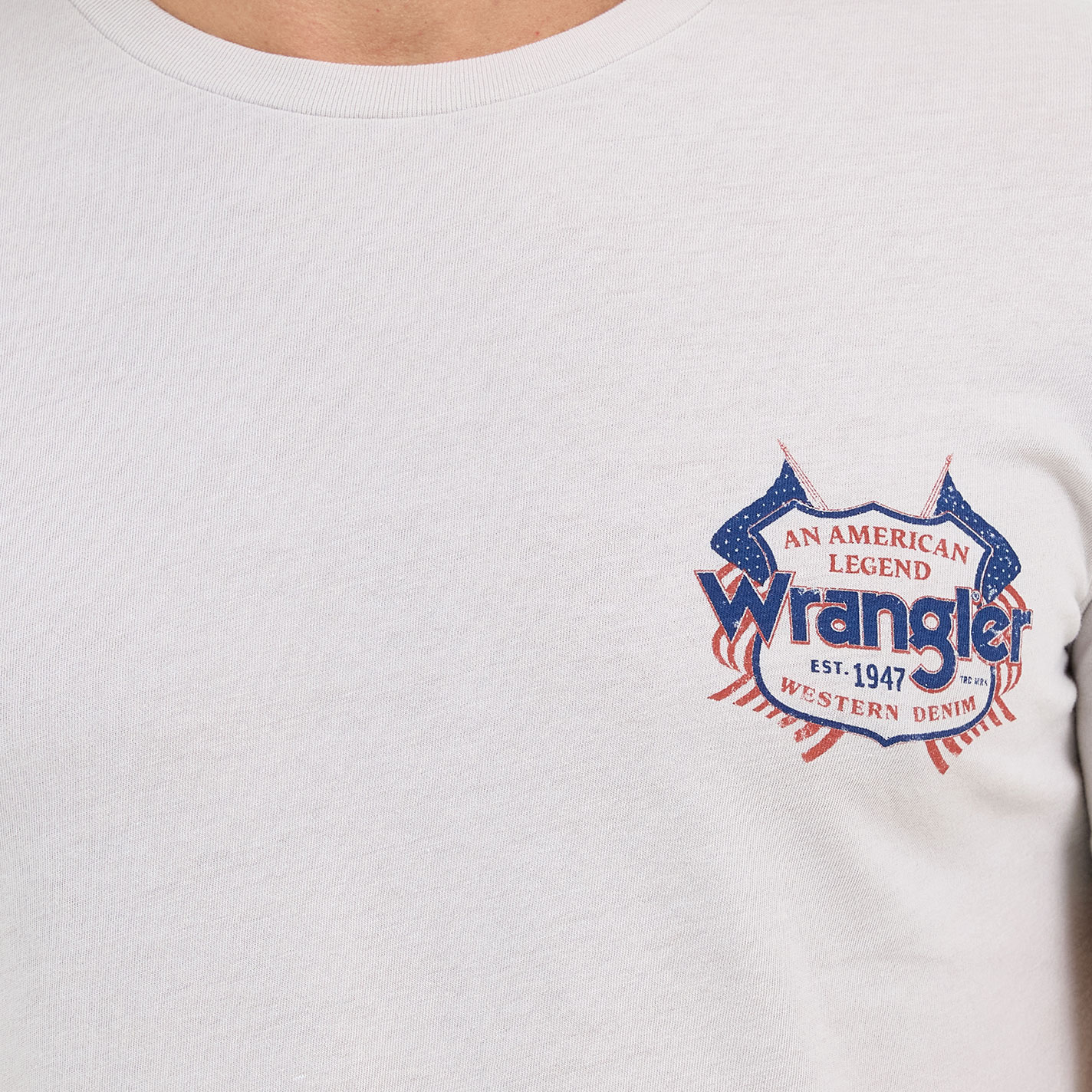 Wrangler Men's White American Legend Graphic T-Shirt