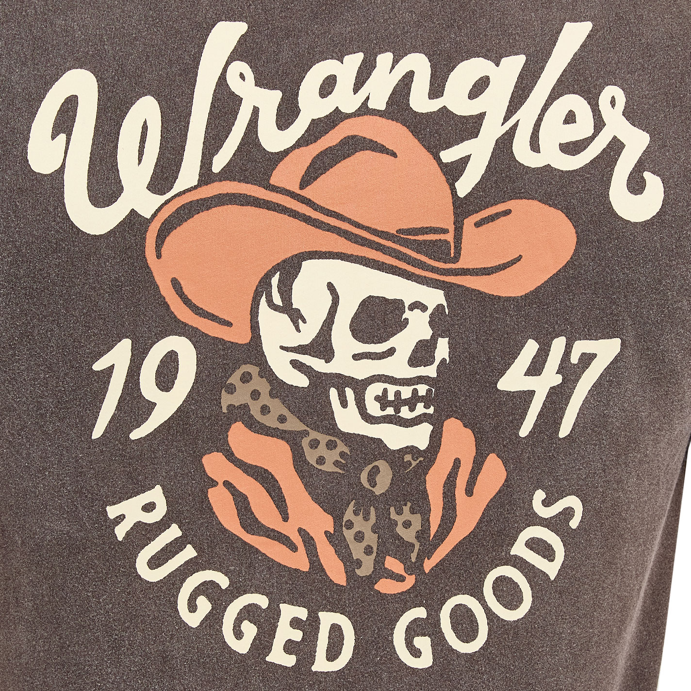 Wrangler Men's Washed Black Rugged Goods T-Shirt