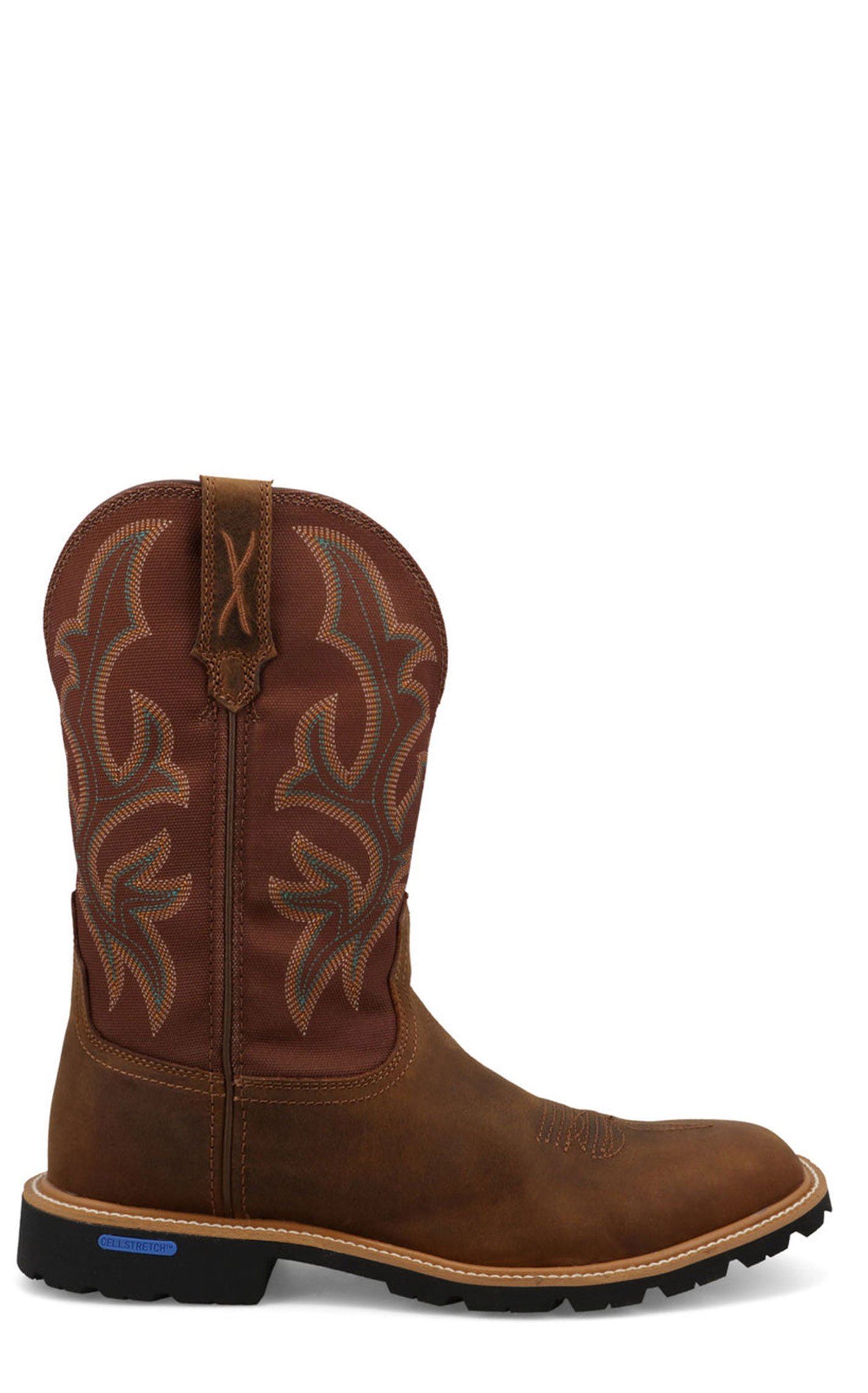 Twisted X Men's Hickory Tech X Performance Wide Square Toe Cowboy Boots
