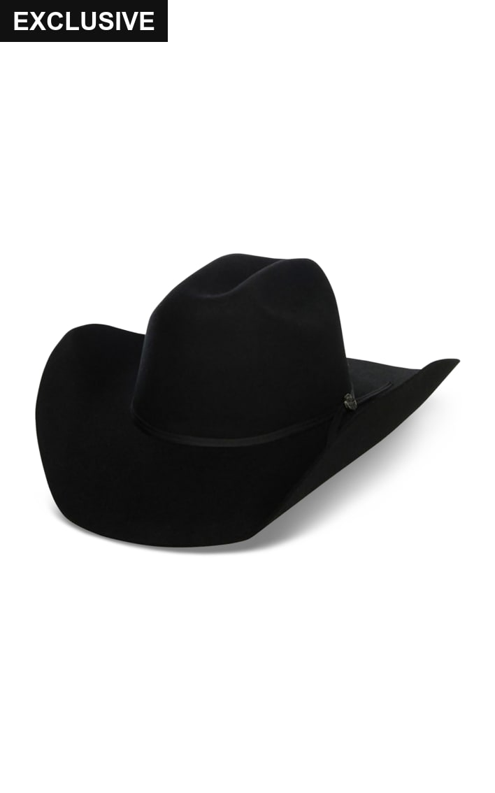 Cavender's Cowboy Collection 2X Black Wool Cowboy Hat
