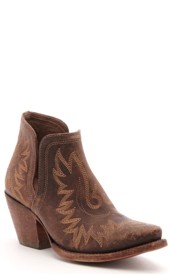 Ariat Women's Dixon Black Snip Toe Cowboy Booties