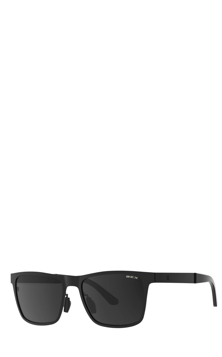BEX RockyT Matte Black with Grey Lenses Classic Sunglasses