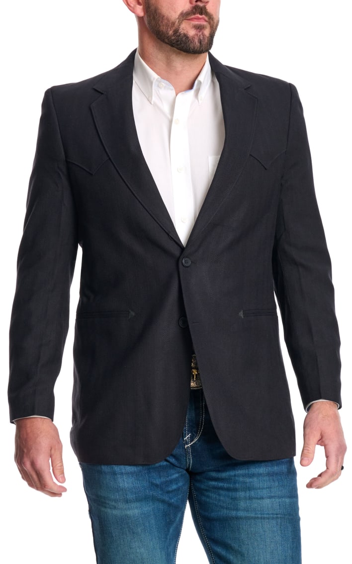 Circle S Men's Black Carson City Sport Coat