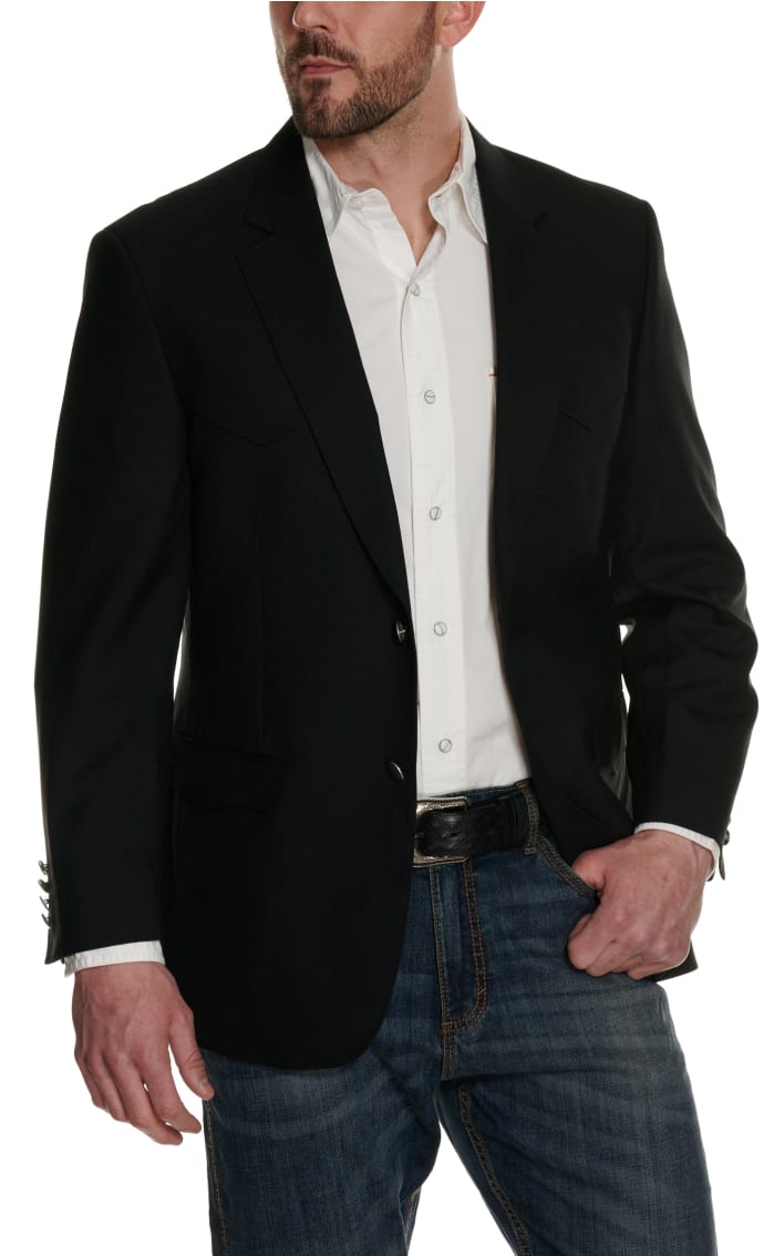 Wrangler Wrancher Black Large Waist Dress Pants