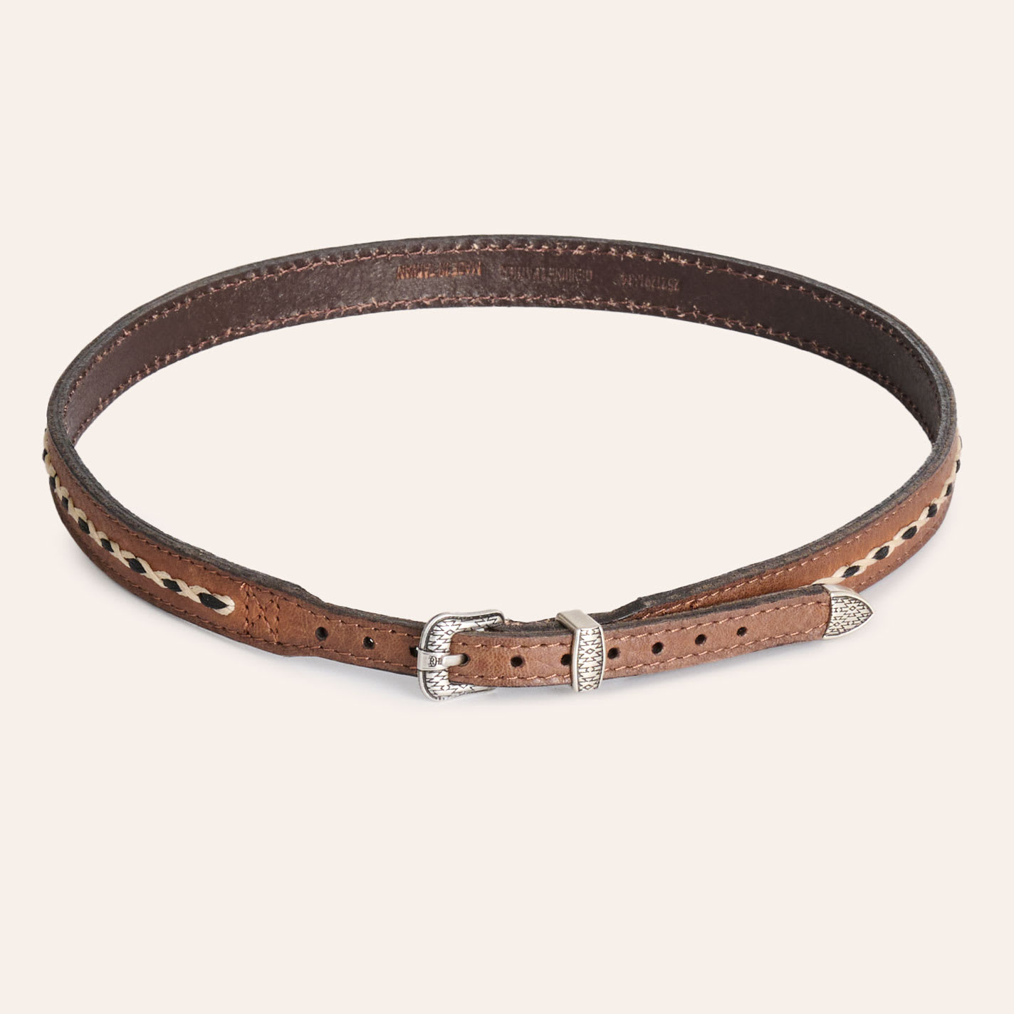 Red Dirt Hat Co. Tan Braided Leather Hat Band - NOSZ - From Cavender's