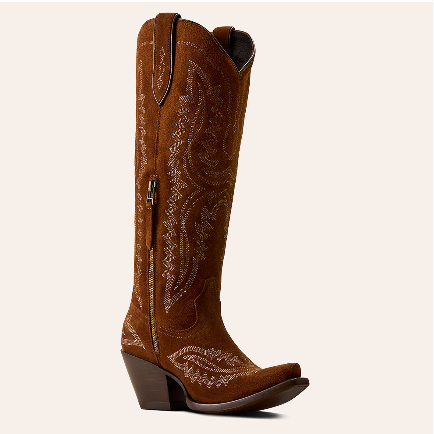 Ariat Women's Casanova Oiled Tan Suede Snip Toe Cowboy Boots - 6xB - From Cavender's