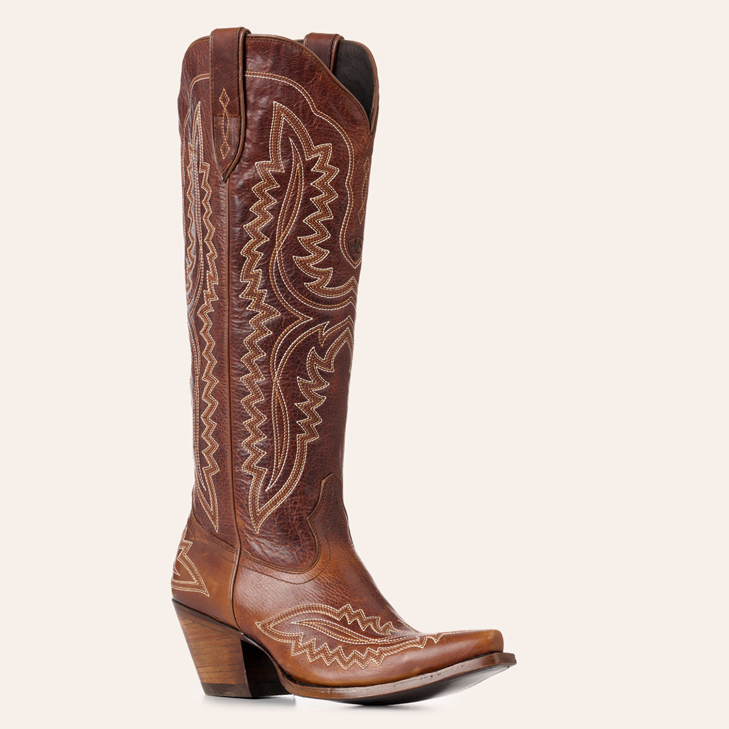 Ariat Women's Casanova Saddle Tan Tall Snip Toe Cowboy Boots - 9xB - From Cavender's