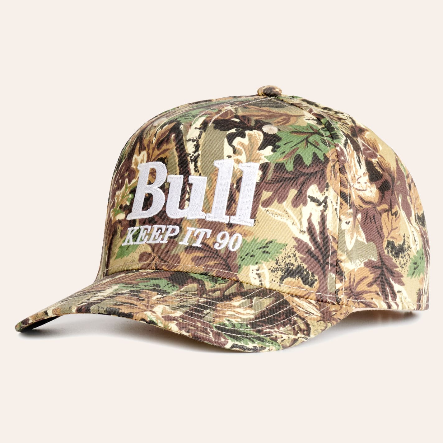 Rodeo Time Dale Brisby White Bull Bud Outdoorsmen Curved Bill Cap In Multi