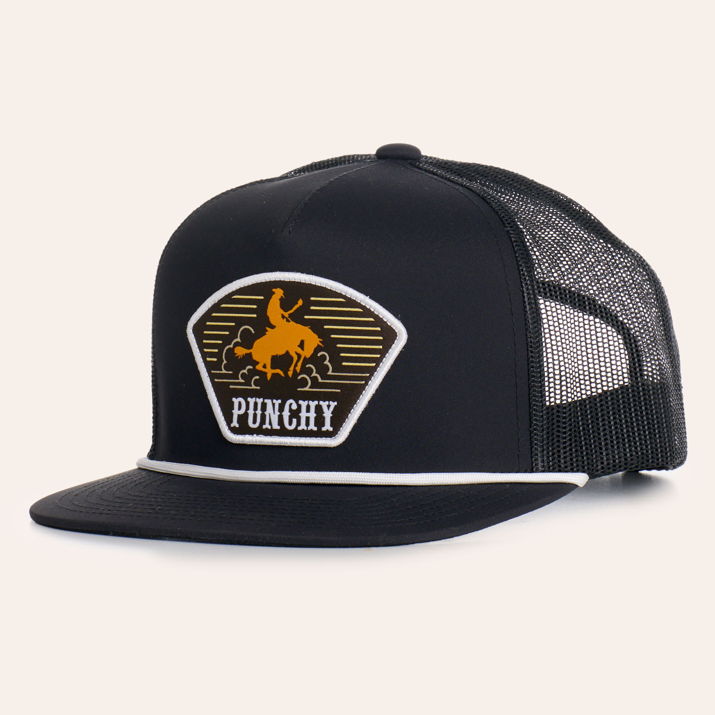 Hooey Black Punchy Logo Patch Cap