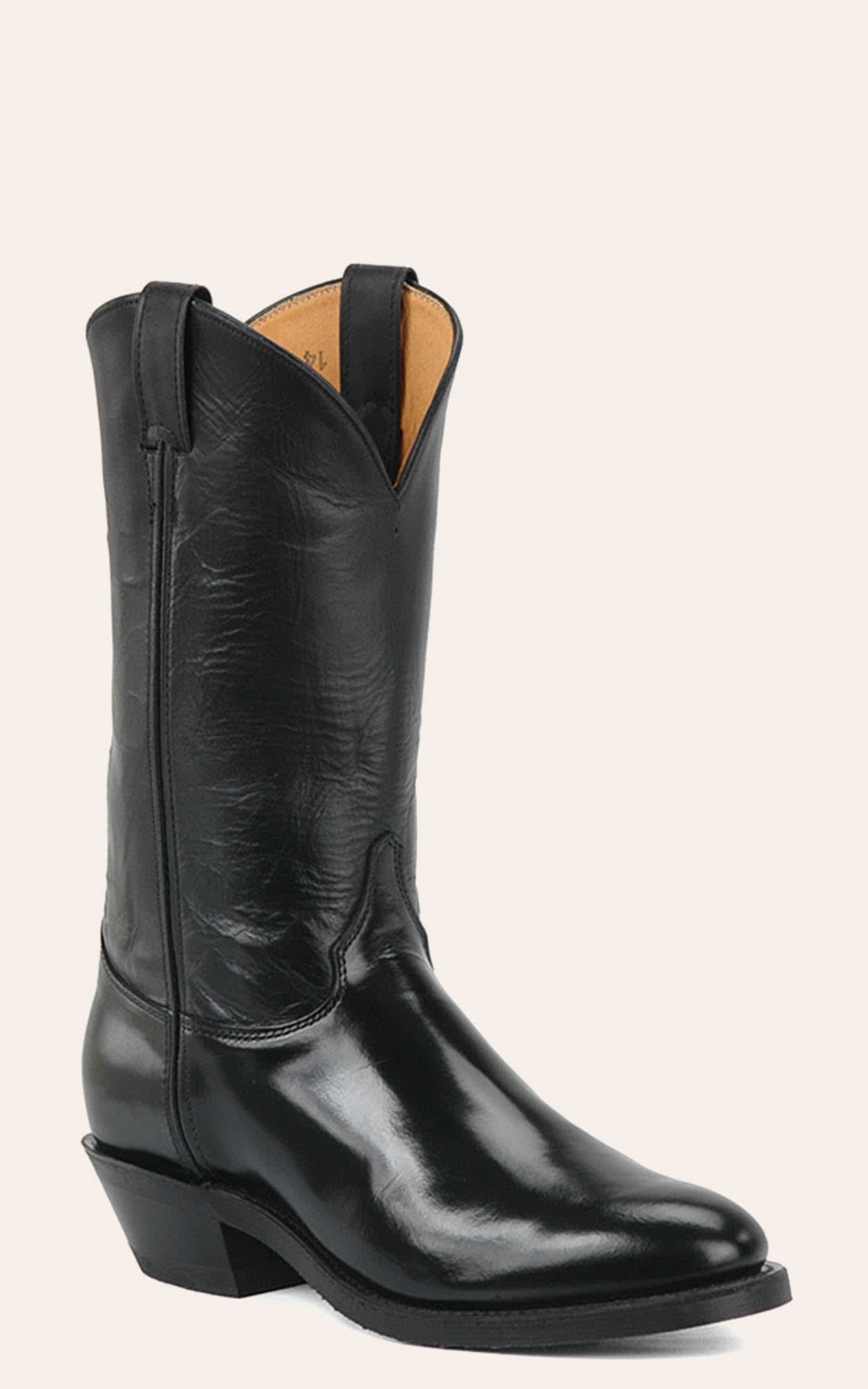 Justin Men's Tobias Black Round Toe Cowboy Boots