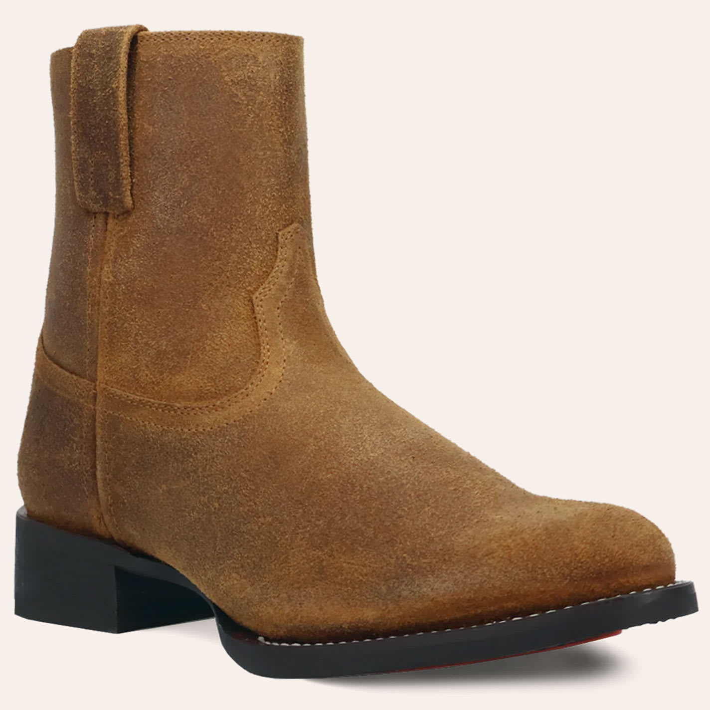 Laredo Men's Vanguard Rust Round Toe Ankle Boots In Brown