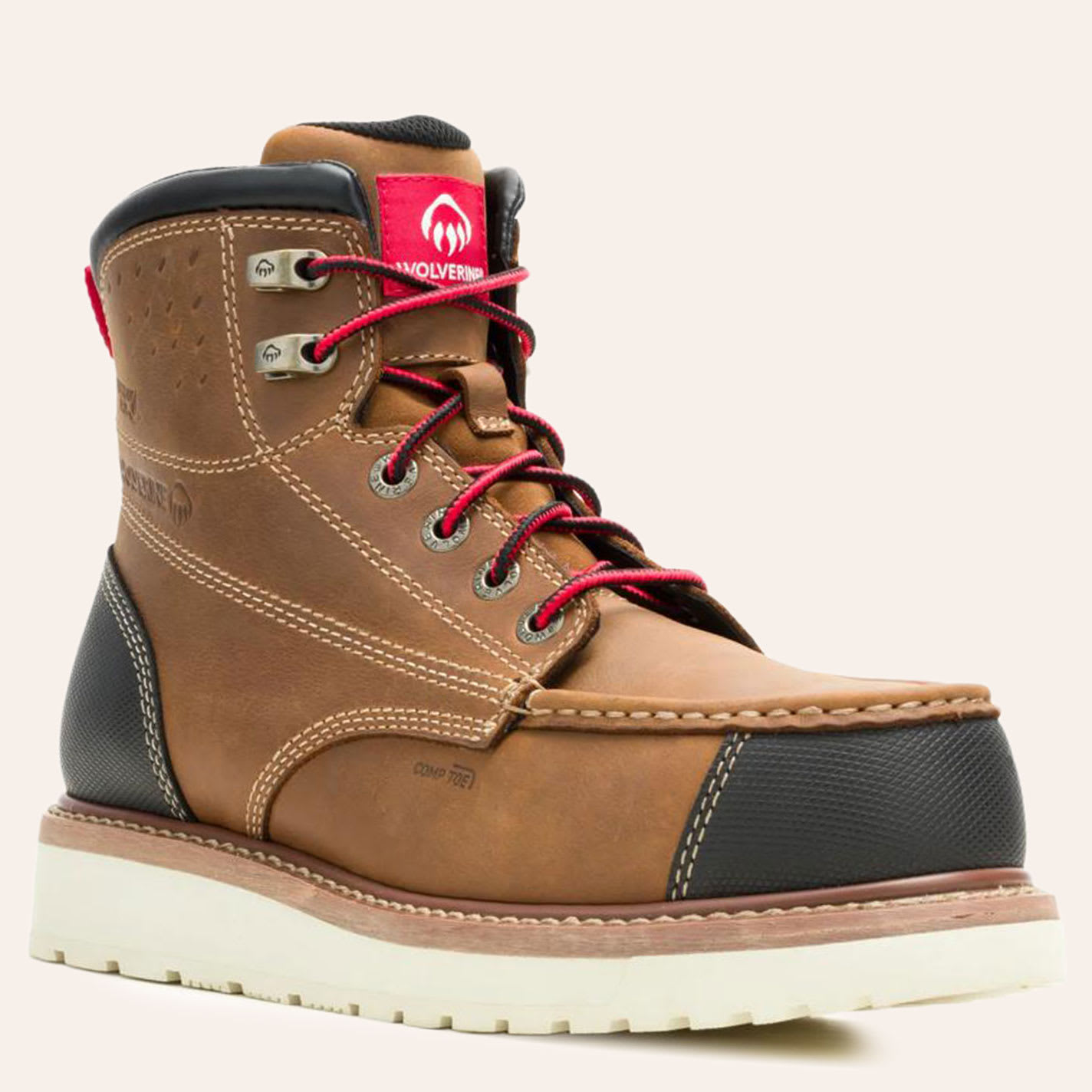 Wolverine Men's Loader Ii Brown Moc Carbonmax Composite Toe Work Boots