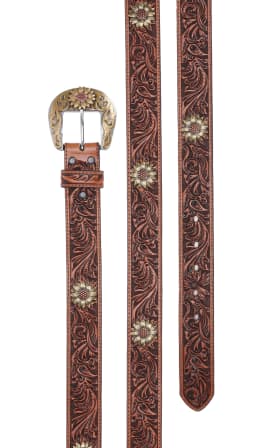 Women's Tooled Belts