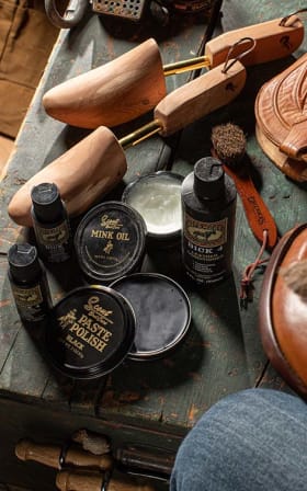 Boot Care, Cleaners, Brushes, Trees, Jacks, & Care Kits