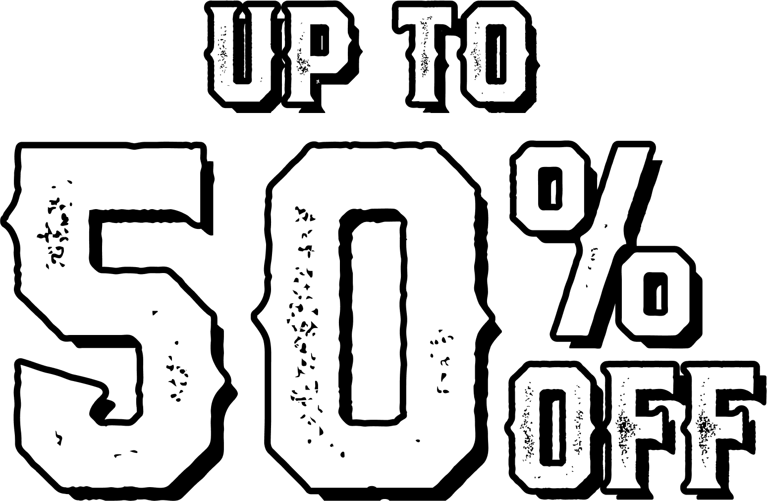 Up to 50% off Markdowns 