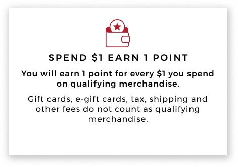 Spend $1 Earn 1 Point