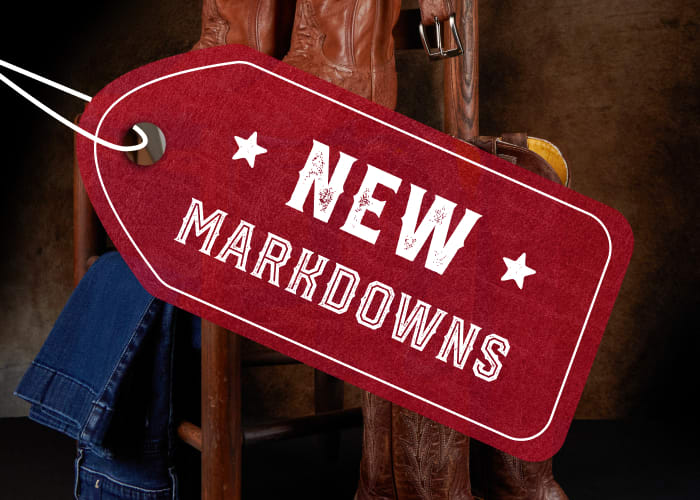 New Markdowns for you at Cavender's. Shop Now.