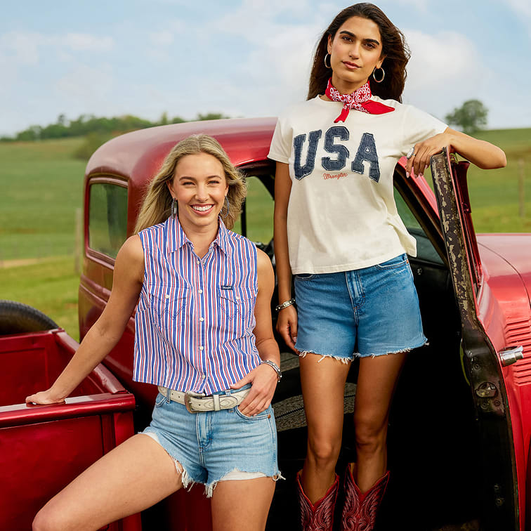 Shop Cavender's Booty City New Arrivals in Americana styles to make the ideal fit for your celebration.