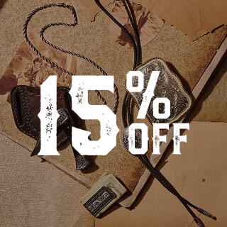 Accesories Sale. 15% off only at Cavender's for Father's Day