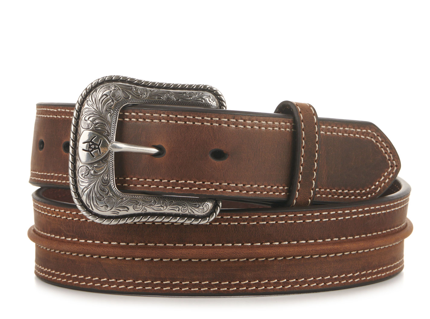 Ariat Men's Medium Brown Center Cord Western Belt | Cavender's