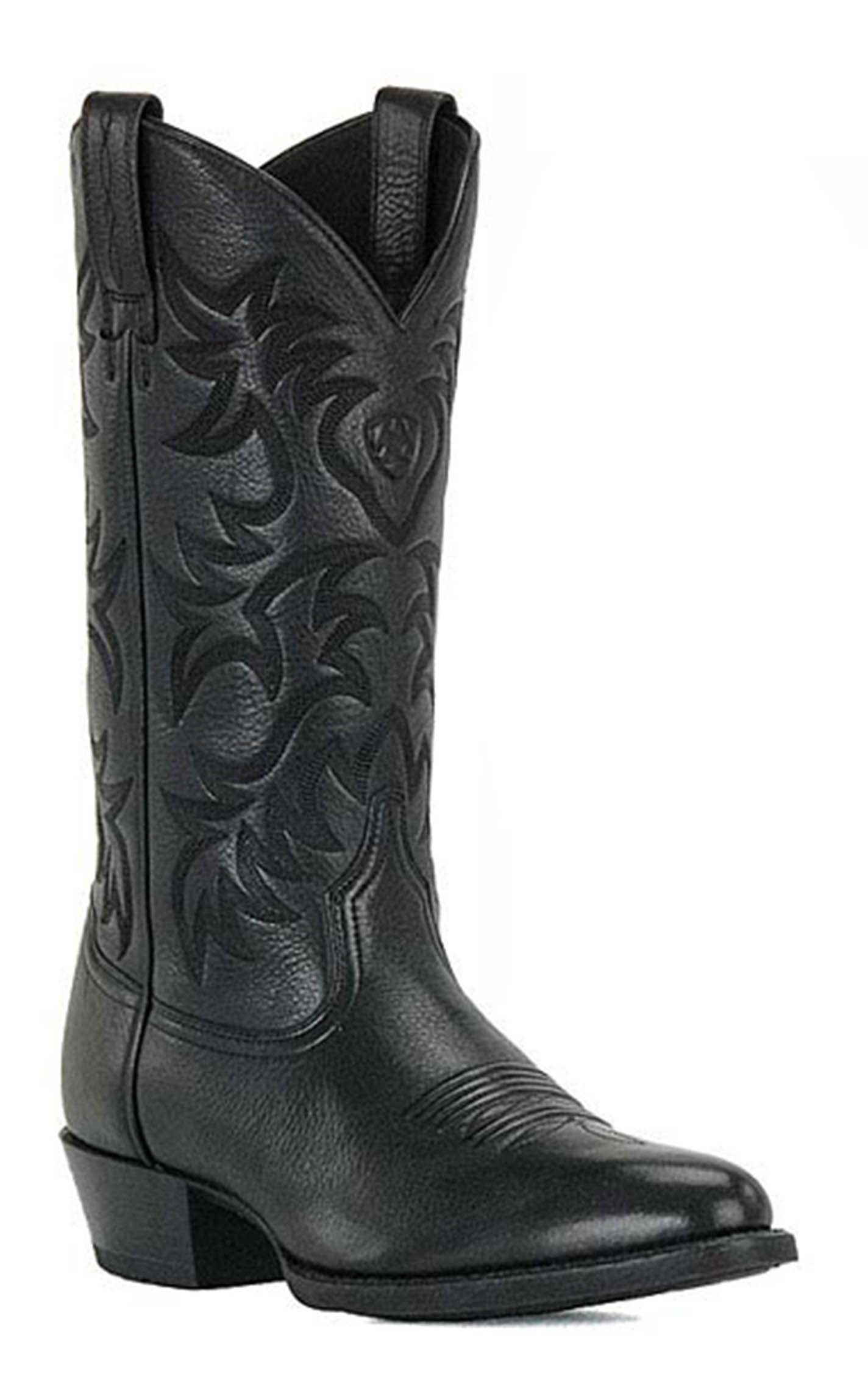 Ariat Men's Black Deertan Heritage R-Toe Cowboy Boot | Cavender's